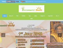 Tablet Screenshot of environmentalsunday.org
